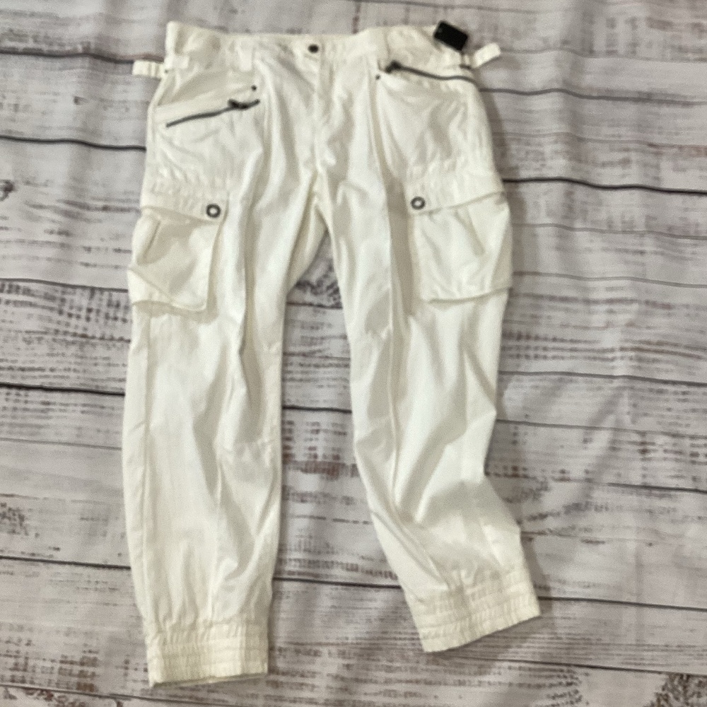 868. Ralph Lauren RLX White Parachute Pants Size 10 NWOT